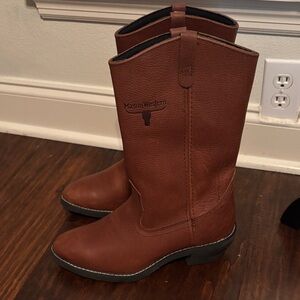 Mason Western Western Work Men's 12" Waterproof size 8D
